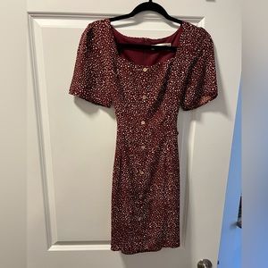 Burgundy Summer Dress
